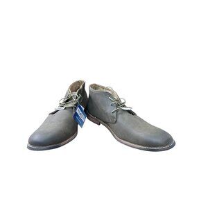 Deer Stags Mens 902 Brown Faux Leather Chukka Ankle Boots Size 16W